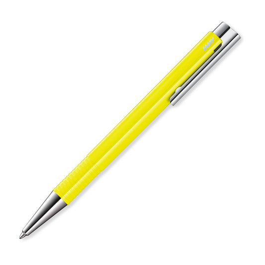 Logo Plus Neon Yellow Matte Special Edition Ballpoint Pen